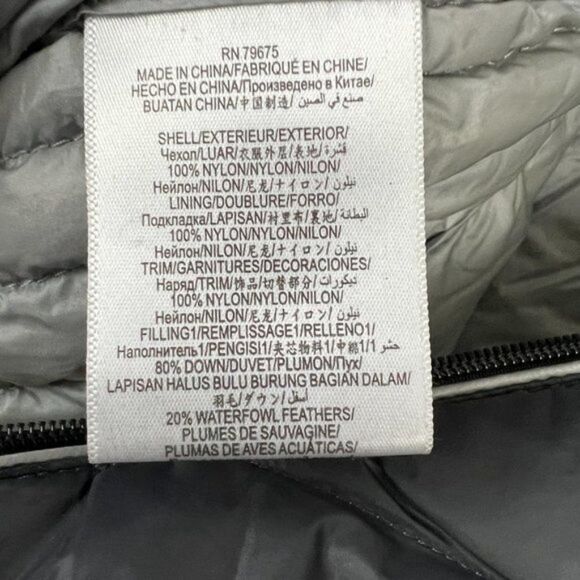 BCBGENERATION Ultra Lightweight Packable NYLON/DOWN Hooded Jacket Black size S - Picture 6 of 10